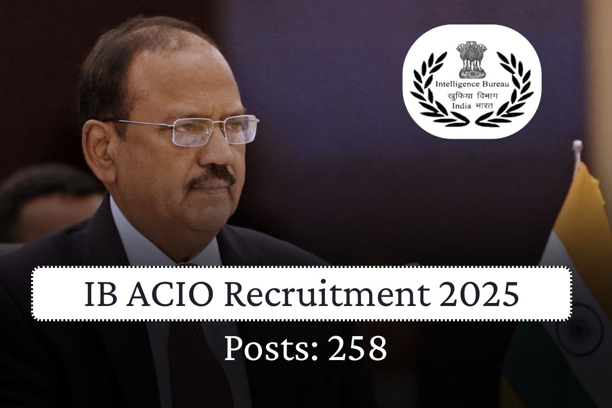 IB ACIO Recruitment 2025