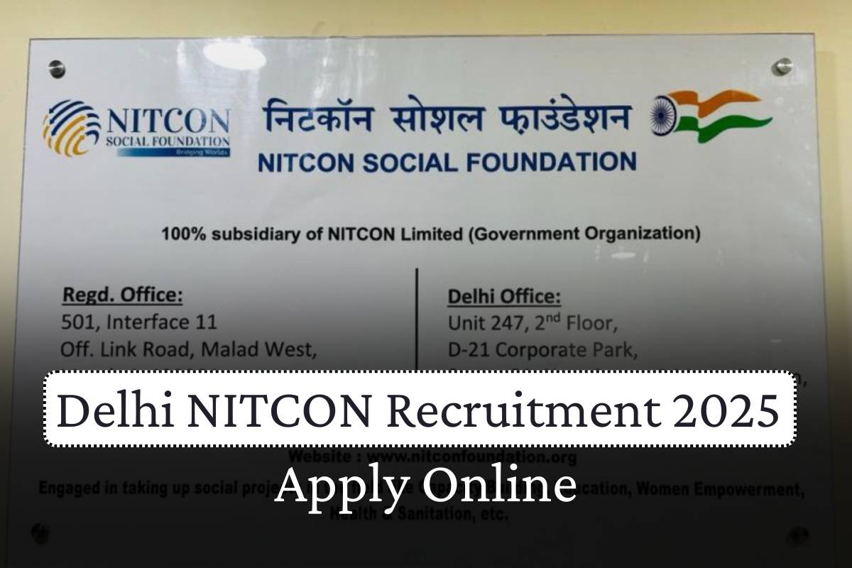 Delhi NITCON Recruitment 2025