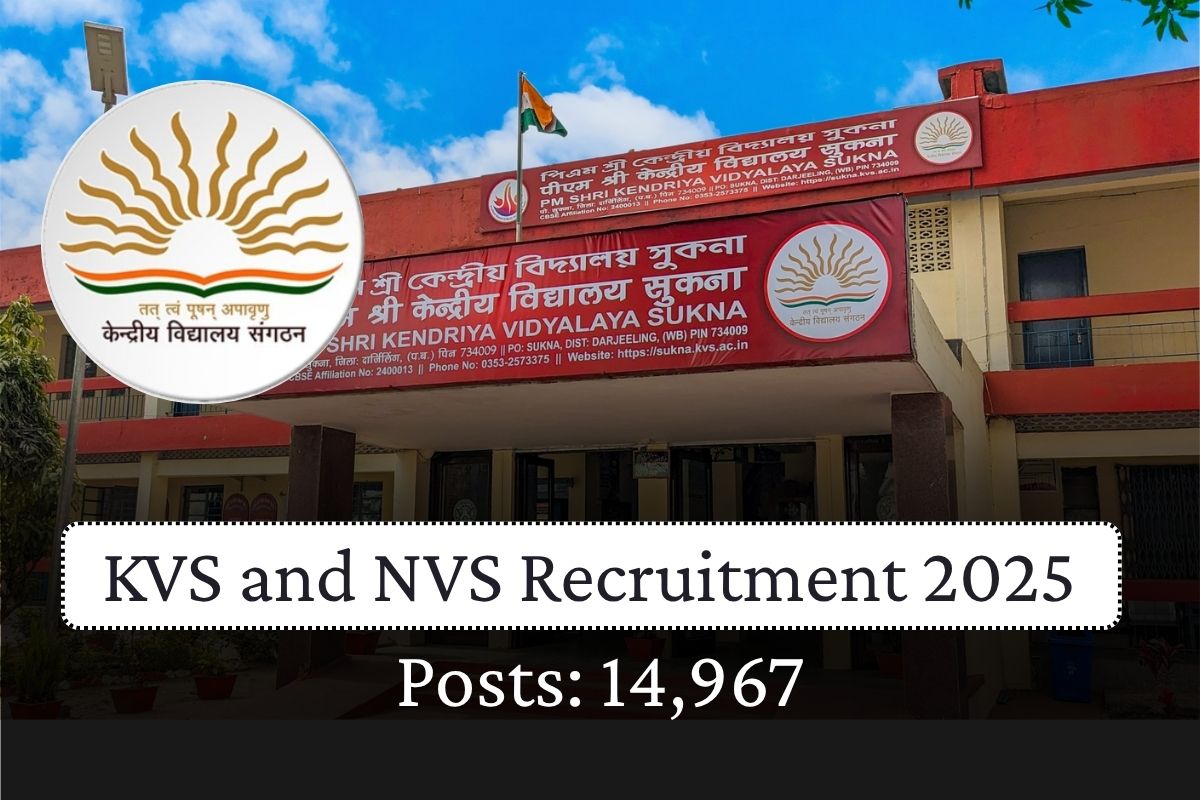 KVS and NVS Recruitment 2025