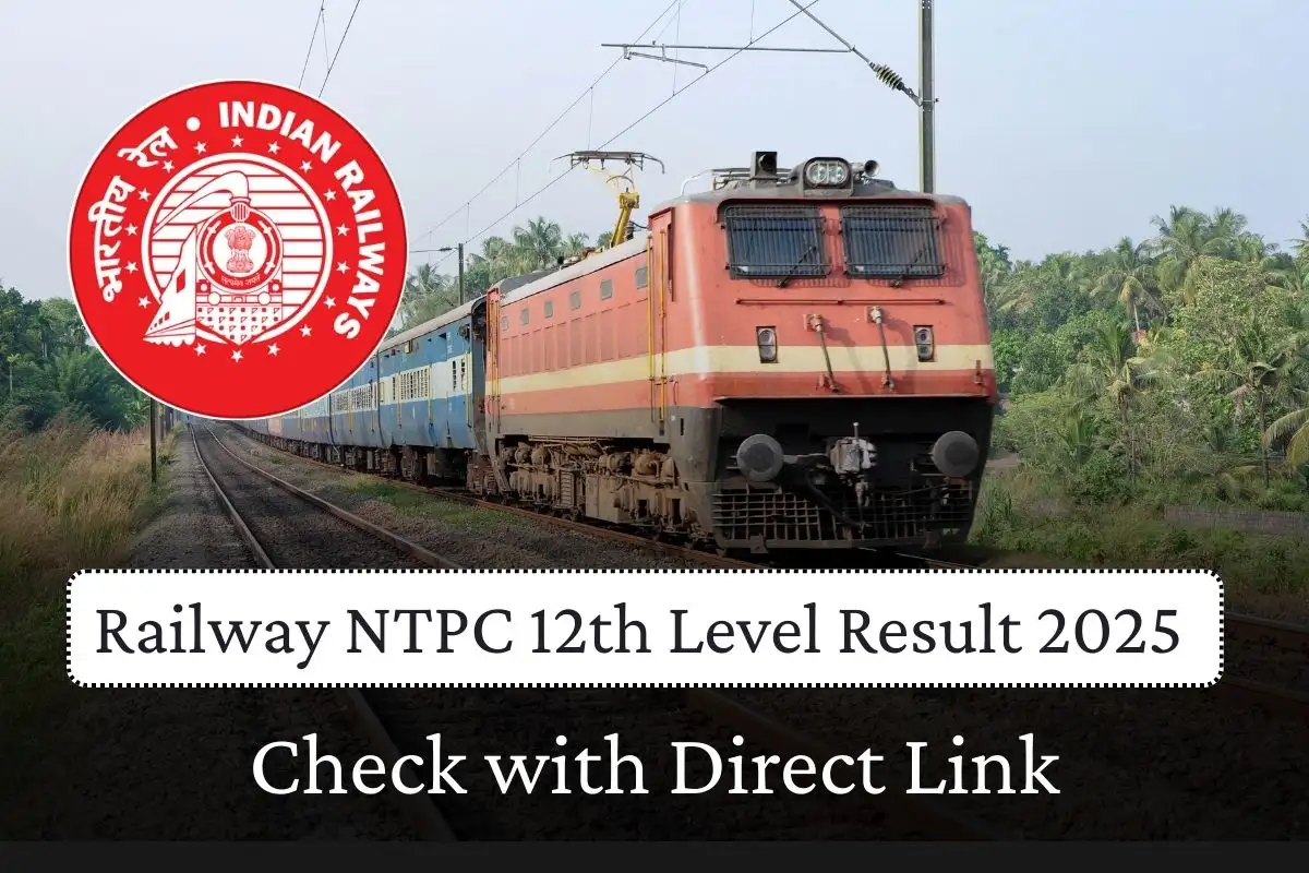 Railway NTPC 12th Level Result 2025 Out